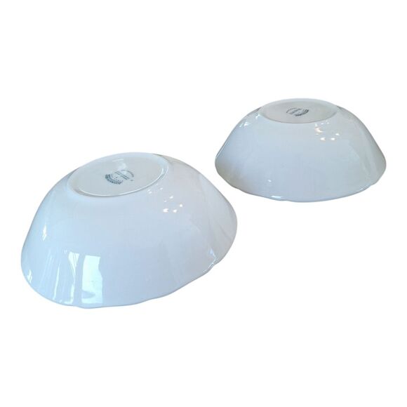 ⭐️Johnson Brothers⭐️Richmond White 2 Coupe Cereal Bowls set of TWO - Picture 5 of 10